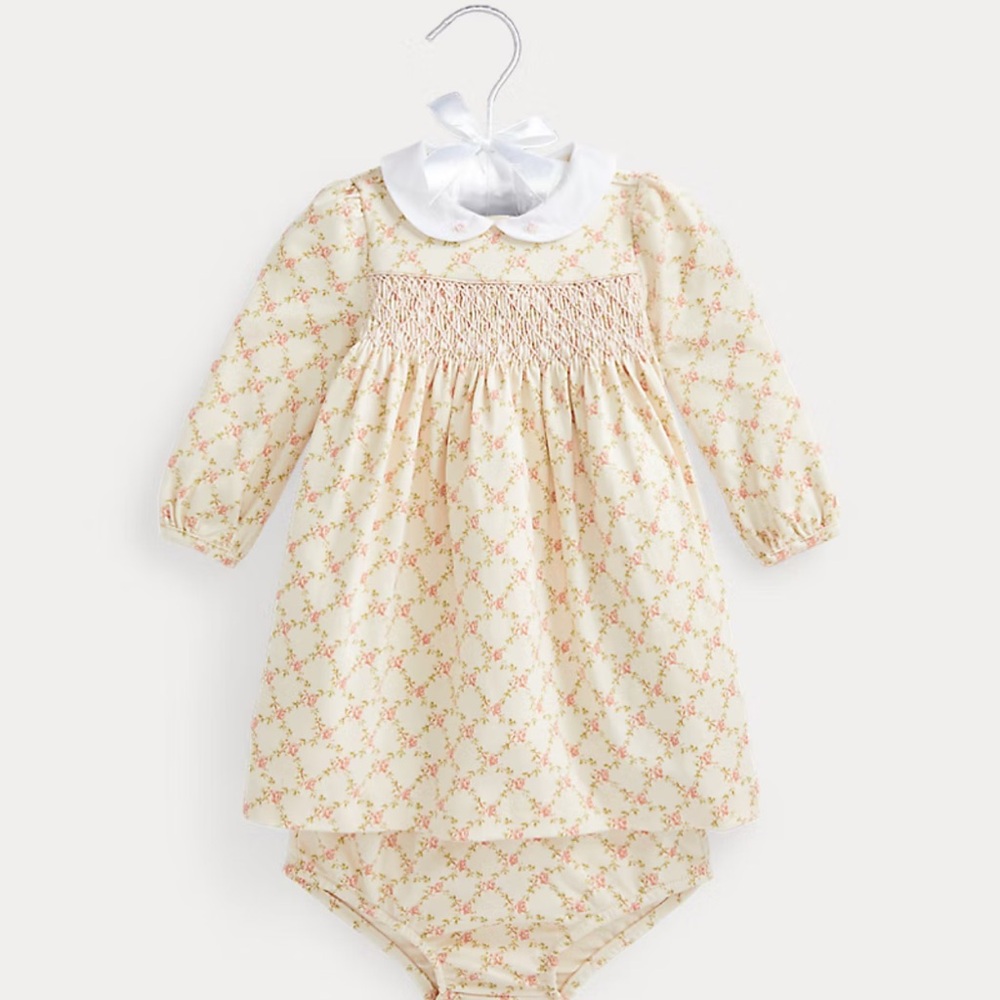 NWT Polo Ralph Lauren Floral Smocked Dress